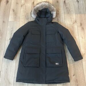 NWT Eddie Bauer Women’s Superior Artic Waterproof Down Hooded Parka Fur Large